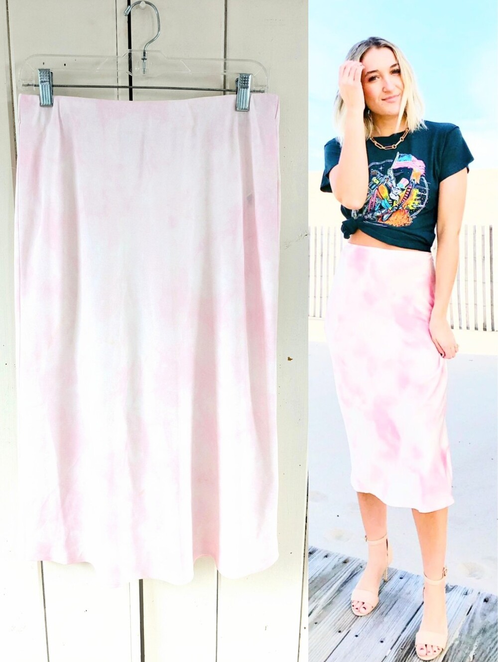 A. New Day Pull On Slip Skirt NWOT sz M
